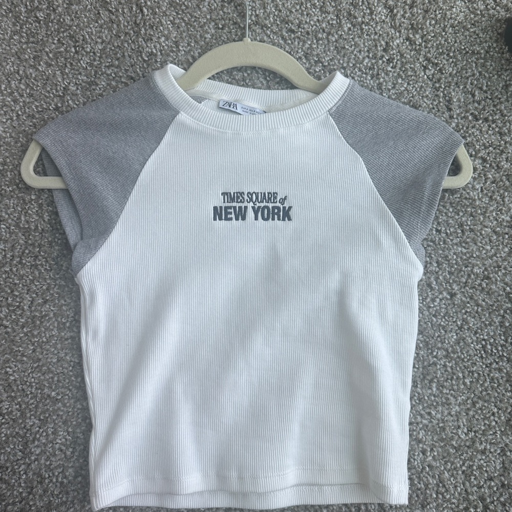 New York Times Square Zara baby tee